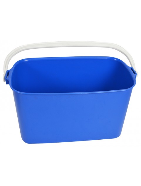 Oblong Bucket 9 Litre - Blue Hygiene